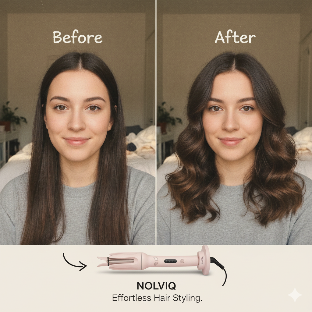 Nolviq™ LazyCurl – Automatic Hair Curler